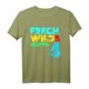 Kinder Dino T-Shirt - Frech, Wild & Schon 4 Jahre alt - Perfektes Geschenk und Outfit für den vierten Geburtstag Junge