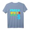 Kinder Dino T-Shirt - Frech, Wild & Schon 4 Jahre alt - Perfektes Geschenk und Outfit für den vierten Geburtstag Junge