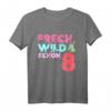 Kinder Frech Wild & schon 8 - Buntes Einhorn T-Shirt für den 8. Geburtstag Mädchen, ideales Geschenk & Party-Outfit