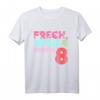 Kinder Frech Wild & schon 8 - Buntes Einhorn T-Shirt für den 8. Geburtstag Mädchen, ideales Geschenk & Party-Outfit
