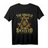 Freimaurer Harder Road Distressed Square & Compass T-Shirt - Vintage Freimaurer Kleidung für Mitglieder und Lodge-Events