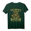 Freimaurer Harder Road Distressed Square & Compass T-Shirt - Vintage Freimaurer Kleidung für Mitglieder und Lodge-Events