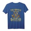Freimaurer Harder Road Distressed Square & Compass T-Shirt - Vintage Freimaurer Kleidung für Mitglieder und Lodge-Events