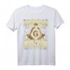 Freimaurer Harder Road Distressed Square & Compass T-Shirt - Vintage Freimaurer Kleidung für Mitglieder und Lodge-Events