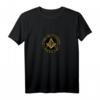 Freimaurer-Symbol T-Shirt für Brüder & Tempelritter – Geschenkideen mit Quadrat & Kompass Symbol