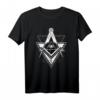 Freimaurer Loge Zirkel T-Shirt – Gothic Boho Okkultismus, Schwarze Magie & Esoterik Geschenk für Gothics & Ritualliebhaber