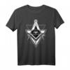 Freimaurer Loge Zirkel T-Shirt – Gothic Boho Okkultismus, Schwarze Magie & Esoterik Geschenk für Gothics & Ritualliebhaber