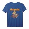 Alchemie & Freimaurer Tasche T-Shirt mit Phiole, Korken & Werkzeug - Gothic Esoterik Design für Magie- & Okkultismus-Fans