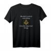 Freimaurer T-Shirt mit Quadrat und Kompass - Schottisches York, Tempelritter & Salomon Symbole, ideales Geschenk für Brüder und Mitglieder