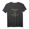 Freimaurer T-Shirt mit Quadrat und Kompass - Schottisches York, Tempelritter & Salomon Symbole, ideales Geschenk für Brüder und Mitglieder