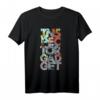 HapOwl T-Shirt - Typografie Design, Klassischer Schnitt, Doppelt genähter Saum