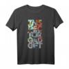 HapOwl T-Shirt - Typografie Design, Klassischer Schnitt, Doppelt genähter Saum