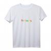 Damen cooles Be happy lustiges T-Shirt mit V-Ausschnitt – Perfekt als Geschenk für Weihnachten, Geburtstag, Muttertag, Vatertag und mehr