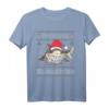 Lustiges Fröhliche Hainachten Weihnachten Ugly Christmas T-Shirt – Humorvolles Meerestiere & Hai Motiv für Weihnachten, Nikolaus & Adventskalender