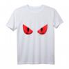 Fröhliches Halloween T-Shirt mit gruseligen roten Augen – Beängstigendes Design für Horror-Fans