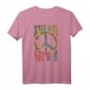 Retro Flower Power Batik T-Shirt - Make Love Not War | Hippie & Peace Design für Partys, Fans & Freunde