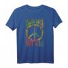 Retro Flower Power Batik T-Shirt - Make Love Not War | Hippie & Peace Design für Partys, Fans & Freunde