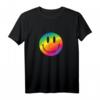 Glückliches Regenbogen Smiley Lächeln Gesicht T-Shirt – Positiv Denken, Liebe & Gute Vibes für Fröhliche Menschen