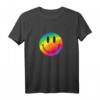 Glückliches Regenbogen Smiley Lächeln Gesicht T-Shirt – Positiv Denken, Liebe & Gute Vibes für Fröhliche Menschen