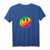 Glückliches Regenbogen Smiley Lächeln Gesicht T-Shirt – Positiv Denken, Liebe & Gute Vibes für Fröhliche Menschen
