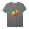 Glückliches Regenbogen Smiley Lächeln Gesicht T-Shirt – Positiv Denken, Liebe & Gute Vibes für Fröhliche Menschen