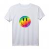 Glückliches Regenbogen Smiley Lächeln Gesicht T-Shirt – Positiv Denken, Liebe & Gute Vibes für Fröhliche Menschen