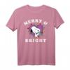 HapOwl & Weihnachten Snoopy T-Shirt - Fröhlich, Strahlend & Offiziell Lizenziert