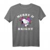 HapOwl & Weihnachten Snoopy T-Shirt - Fröhlich, Strahlend & Offiziell Lizenziert