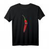 Lustiges rotes Chili Paprika T-Shirt mit süßen Kulleraugen – Perfektes Geschenk für Kinder zu Weihnachten und Geburtstagsfeiern