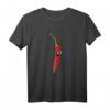 Lustiges rotes Chili Paprika T-Shirt mit süßen Kulleraugen – Perfektes Geschenk für Kinder zu Weihnachten und Geburtstagsfeiern