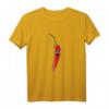 Lustiges rotes Chili Paprika T-Shirt mit süßen Kulleraugen – Perfektes Geschenk für Kinder zu Weihnachten und Geburtstagsfeiern