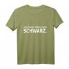 Fröhliches schwarzes T-Shirt mit Spruch - Lustiges Design für Männer und Frauen, die gerne auffallen und Humor haben