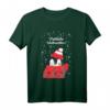 Fröhliche Weihnachten Pinguin Schnee T-Shirt für Damen und Kinder – Witziges Weihnachtsoutfit & Geschenkidee für die Feiertage