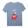 Fröhliche Weihnachten Pinguin Schnee T-Shirt für Damen und Kinder – Witziges Weihnachtsoutfit & Geschenkidee für die Feiertage