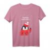 Fröhliche Weihnachten Pinguin Schnee T-Shirt für Damen und Kinder – Witziges Weihnachtsoutfit & Geschenkidee für die Feiertage