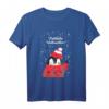 Fröhliche Weihnachten Pinguin Schnee T-Shirt für Damen und Kinder – Witziges Weihnachtsoutfit & Geschenkidee für die Feiertage