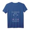 Schlafshirt Damen mit Katze - Bequemes V-Ausschnitt Schlafanzug, perfekt als Geschenk zu Weihnachten & Geburtstag