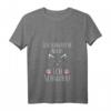 Schlafshirt Damen mit Katze - Bequemes V-Ausschnitt Schlafanzug, perfekt als Geschenk zu Weihnachten & Geburtstag