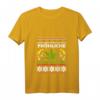 Damen Ugly Christmas Weihnachten Fröhliche Highnachten T-Shirt mit V-Ausschnitt - Festliches und bequemes Weihnachtsdesign für Damen