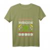 Damen Ugly Christmas Weihnachten Fröhliche Highnachten T-Shirt mit V-Ausschnitt - Festliches und bequemes Weihnachtsdesign für Damen