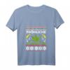 Damen Ugly Christmas Weihnachten Fröhliche Highnachten T-Shirt mit V-Ausschnitt - Festliches und bequemes Weihnachtsdesign für Damen