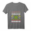 Damen Ugly Christmas Weihnachten Fröhliche Highnachten T-Shirt mit V-Ausschnitt - Festliches und bequemes Weihnachtsdesign für Damen