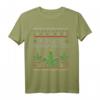 Fröhliche Highnachten Ugly Christmas T-Shirt mit Hanf & Kiffer Motiv – Lustiges Weihnachtsgeschenk für Marihuana- und Hanf-Fans