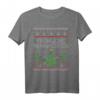 Fröhliche Highnachten Ugly Christmas T-Shirt mit Hanf & Kiffer Motiv – Lustiges Weihnachtsgeschenk für Marihuana- und Hanf-Fans