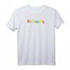 Lustiges Be happy fröhlich T-Shirt – Perfekt für Familie, Freunde & als Geschenk zu Weihnachten, Geburtstag, Vatertag & Muttertag