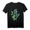 Coole blaue Blumen blühen im Frühling - Hübsches T-Shirt als Geschenk für Blumenliebhaber und Valentinstagsfans