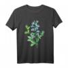 Coole blaue Blumen blühen im Frühling - Hübsches T-Shirt als Geschenk für Blumenliebhaber und Valentinstagsfans
