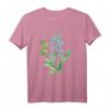 Coole blaue Blumen blühen im Frühling - Hübsches T-Shirt als Geschenk für Blumenliebhaber und Valentinstagsfans