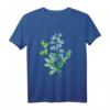 Coole blaue Blumen blühen im Frühling - Hübsches T-Shirt als Geschenk für Blumenliebhaber und Valentinstagsfans