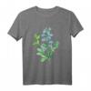 Coole blaue Blumen blühen im Frühling - Hübsches T-Shirt als Geschenk für Blumenliebhaber und Valentinstagsfans